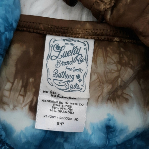 Lucky Brand Tie Dye Bikini Bottom 8 - Picture 6 of 7